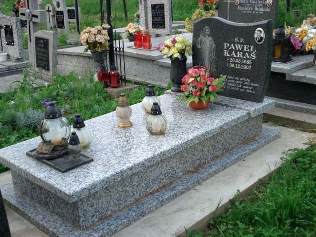 Paweł Karaś 1985 Kołaczyce - Grobonet - Wyszukiwarka osób pochowanych